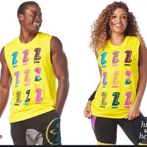 Yellow Zumba Tank Top